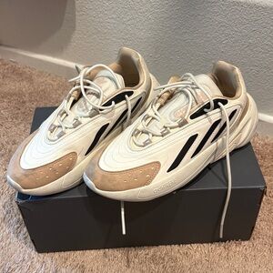 adidas Cream and Black Women's Sneakers